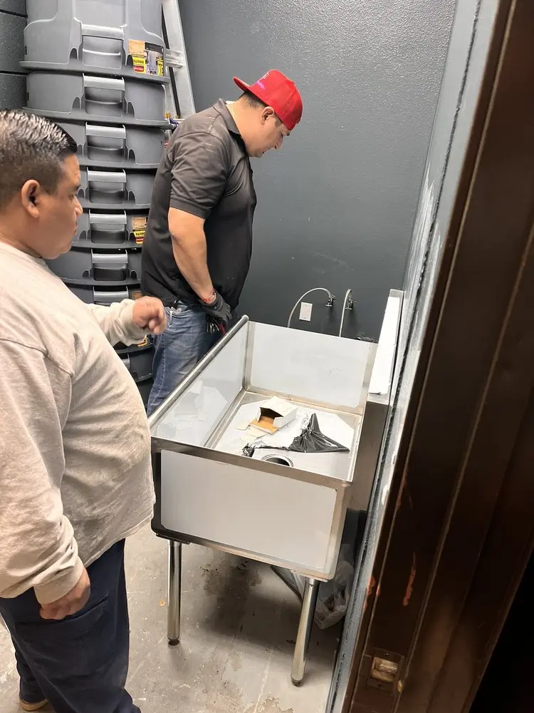 Commercial plumbing and sink installation in Town Center